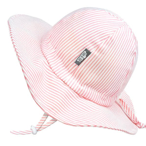 Sun Hat, Pink Stripes