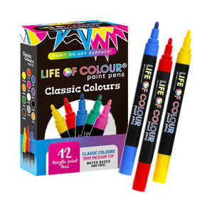 Acrylic Paint Pens, Classic Colors