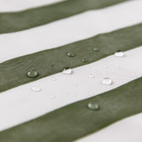 Close-up of water droplets on a Roamio by Bumkins Reusable Snack Bag, Small 2 Pack: Motley Club.