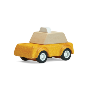Wooden Yellow Taxicab