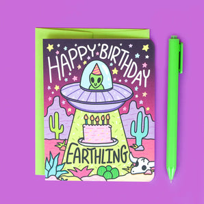 Birthday Card, Alien