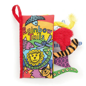 Jellycat, Rainbow Tails Cloth Book