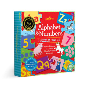 Puzzle Pairs, Alphabet & Numbers