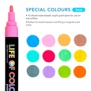 Acrylic Paint Pens, Special Colors