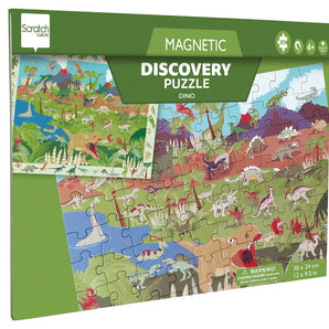 Magnetic Discovery Puzzle, Dino