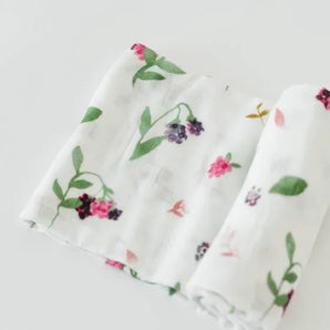 Bamboo Swaddle, Berry Patch