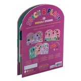 Floss and Rocks Stick and Play, Fairy Tale pack includes 50+ reusable stickers with fairy tale scenes and colorful designs.