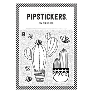 Stickers, Color-in Succulents