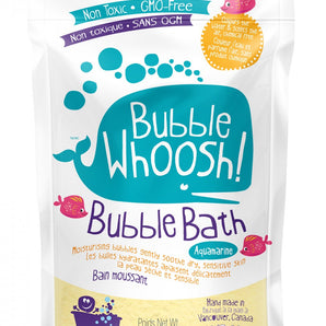 Loot Toys Whoosh Bubble Bath in Aquamarine includes fun sea creatures and safe, non-toxic ingredients for sensitive skin.