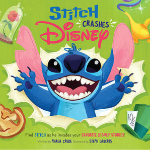Stitch Crashes Disney Hardcover Book