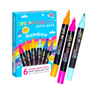 Acrylic Paint Pens, Rainbow Colors