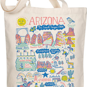 Tote Bag, Arizona Map
