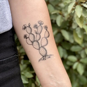 NatureTats, Temporary Tattoo Prickly Pear