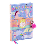 Floss and Rocks Scented Secret Diary, Fantasy: Unicorn-themed, lockable, scratch & sniff, delightful illustrations, My Secret Diary cover.
