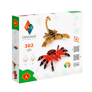 3D Origami, Spider and Scorpion