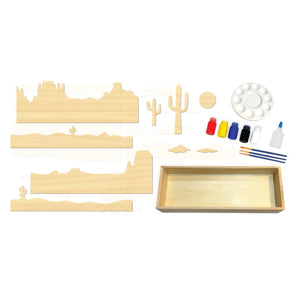 Abstract Paint and Puzzle Kit, Desert
