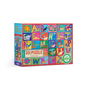 20 Piece Puzzle, Animal ABC