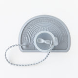 Bumkins Baby-Led Weaning Essential 6-Piece Set: Gray rests on a white background.