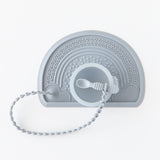 Bumkins Baby-Led Weaning Essential 6-Piece Set: Gray rests on a white background.