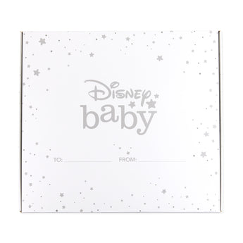 A white gift box with the Disney Baby logo for Bumkins Disney Little Ones Gift Bundle, Winnie The Pooh.
