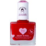 A bottle of Klee Naturals Kids Water-Based Peelable Nail Polish claims its kid-friendly, non-toxic, and odor-free.