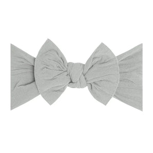 Baby Bling Knot Bow, Gray