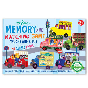 Trucks and Bus Little Memory & Matching Game