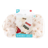 Bumkins Packing Cube 2 Pack: Palm Daze is shown packaged with a cardboard band around the middle.