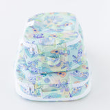 Bumkins Packing Cube 2 Pack: Aloha Stitch is stacked on a white background.