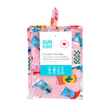 Bumkins Packable Tote Bag: Boots is folded with its packaging tag.