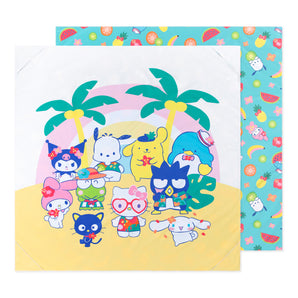 Reversible Roll & Go Blanket, Hello Kitty® & Friends Tropical Party
