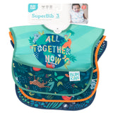 Bumkins SuperBib® 3 Pack: All Together Now is shown on a white packaging header.