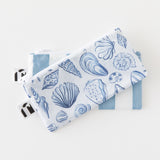 Roamio by Bumkins Reusable Snack Bag, Small 2 Pack: Coastal lays stacked on a white background.