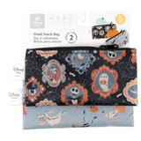Bumkins Reusable Snack Bag, Small 2 Pack: Everyday Is Halloween is shown on a white packaging header.