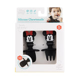 Bumkins Silicone Chewtensils®: Minnie Mouse are shown in a white packaging box, with a clear front window displaying the product.