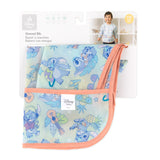 Bumkins Sleeved Bib: Aloha Stitch is shown folded in its packaging.