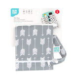 Bumkins Wet Bag: Arrow is shown folded on white cardboard packaging.