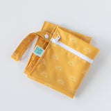 Bumkins Wet Bag: Sunshine is folded on a white background.