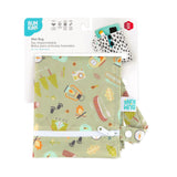 Bumkins Wet Bag: Camp Gear is shown folded on white cardboard packaging.