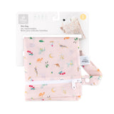 Bumkins Wet Bag: Princess Magic is shown folded on white cardboard packaging.
