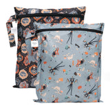 Bumkins Wet Bag 2 Pack: Disney Everyday Is Halloween—waterproof, reusable bags perfect for your spooky essentials.