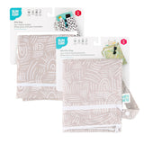 Bumkins Wet Bag + Wet/Dry Bag Set: Wander is shown in its packaging.