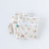 Bumkins Wet/Dry Bag: Palm Daze is folded on a white background.