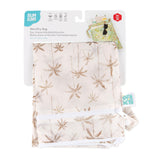 Bumkins Wet/Dry Bag: Palm Daze is shown folded in its packaging.