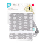 Bumkins Wet/Dry Bag: Lunar Phase is shown folded in its packaging.