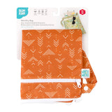 Bumkins Wet/Dry Bag: Grounded is shown folded in its packaging.
