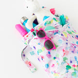 Bumkins Wet Bag + Wet/Dry Bag Set: Watercolor—perfect for picnics, with space for bottles, toys, and more.