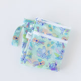 Bumkins Wet/Dry Bag: Aloha Stitch is folded on a white background.