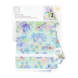 Bumkins Wet/Dry Bag: Aloha Stitch is shown folded in its packaging.