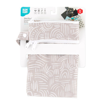 Bumkins Wet/Dry Clutch: Wander is shown folded in its packaging.
